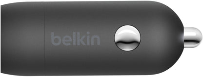 Ładowarka samochodowa z kablem USB-C Belkin BoostCharge, 30W, 3A, 1 x USB-C, czarny CCA004bt1MBK-B6