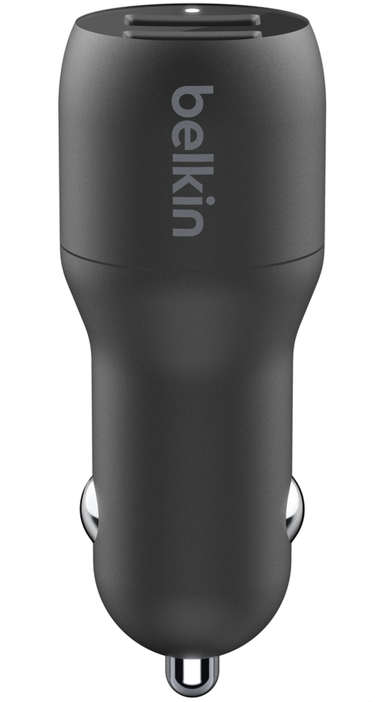 Ładowarka samochodowa z kablem USB-C Belkin BoostCharge Dual, 24W, 2.4A, 2 x USB-A, czarna CCE001bt1MBK