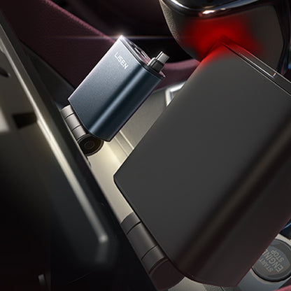 Ładowarka samochodowa z kablem USB-C Lisen, 57W, 3A, 1 x USB-A - 1 x USB-C, Czarna YL0325010016