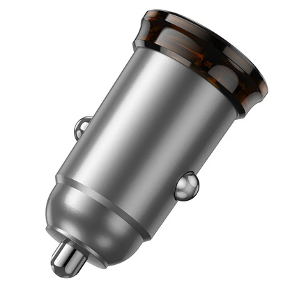 Ładowarka samochodowa HOCO NZ16, 30W, 3A, 1 x USB-C, Szara