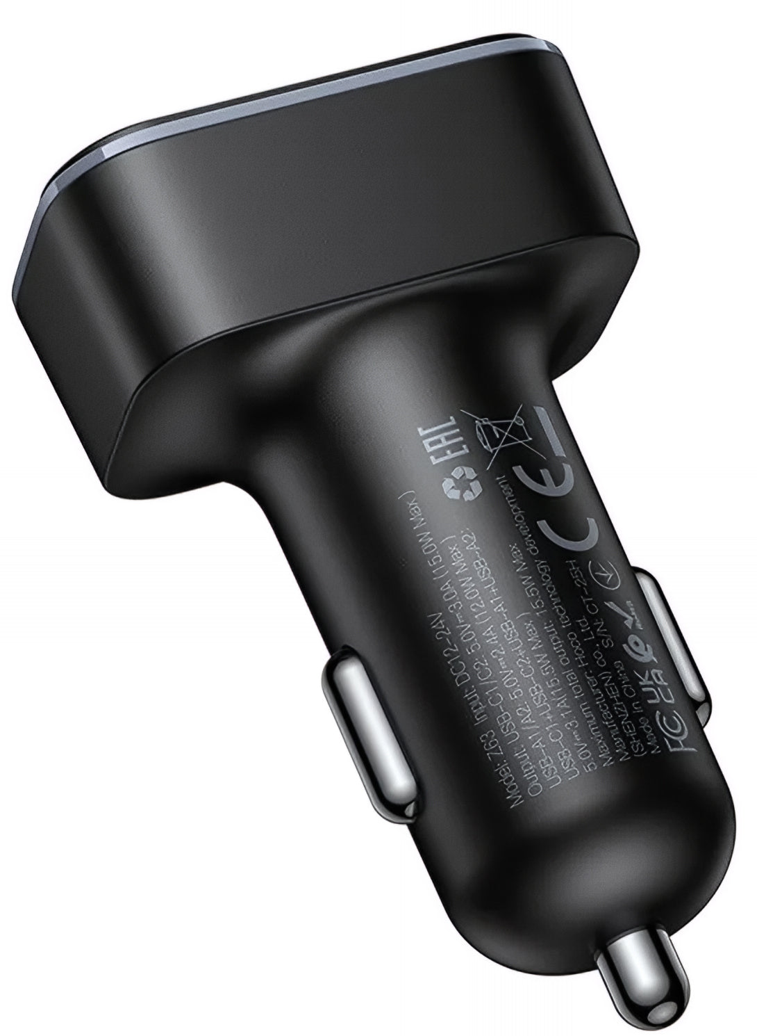 Ładowarka samochodowa HOCO Z63, 42W, 3A, 2 x USB-A - 2 x USB-C, Czarna