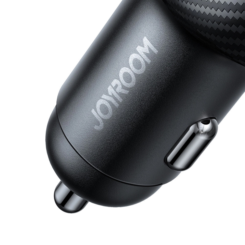 Ładowarka samochodowa Joyroom JR-CCD04, 30W, 3A, 1 x USB-A - 2 x USB-C, Czarny
