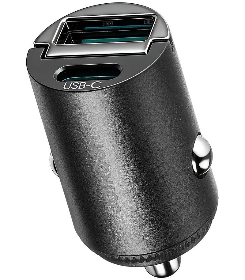 Ładowarka samochodowa Joyroom JR-CCN18, 65W, 1 x USB-A - 1 x USB-C, Czarny