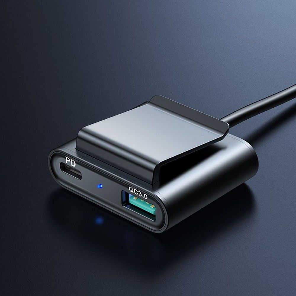Ładowarka samochodowa Joyroom JR-CL05, 72W, 3A, 2 x USB-C - 3 x USB-A, Czarna