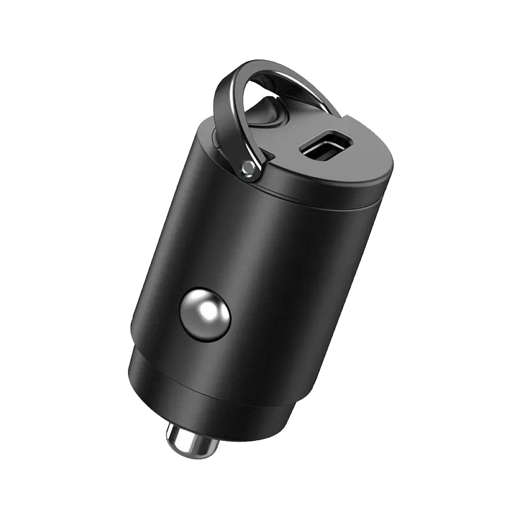 Ładowarka samochodowa Techsuit C5 NanoVolt, 30W, 3A, 1 x USB-C, Czarna