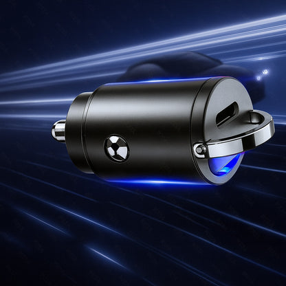 Ładowarka samochodowa Techsuit C5 NanoVolt, 30W, 3A, 1 x USB-C, Czarna