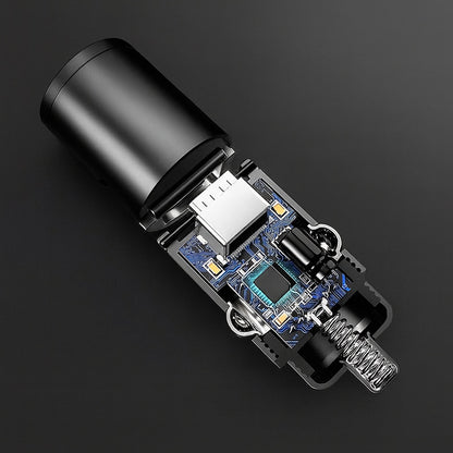 Ładowarka samochodowa Techsuit C5 NanoVolt, 30W, 3A, 1 x USB-C, Czarna