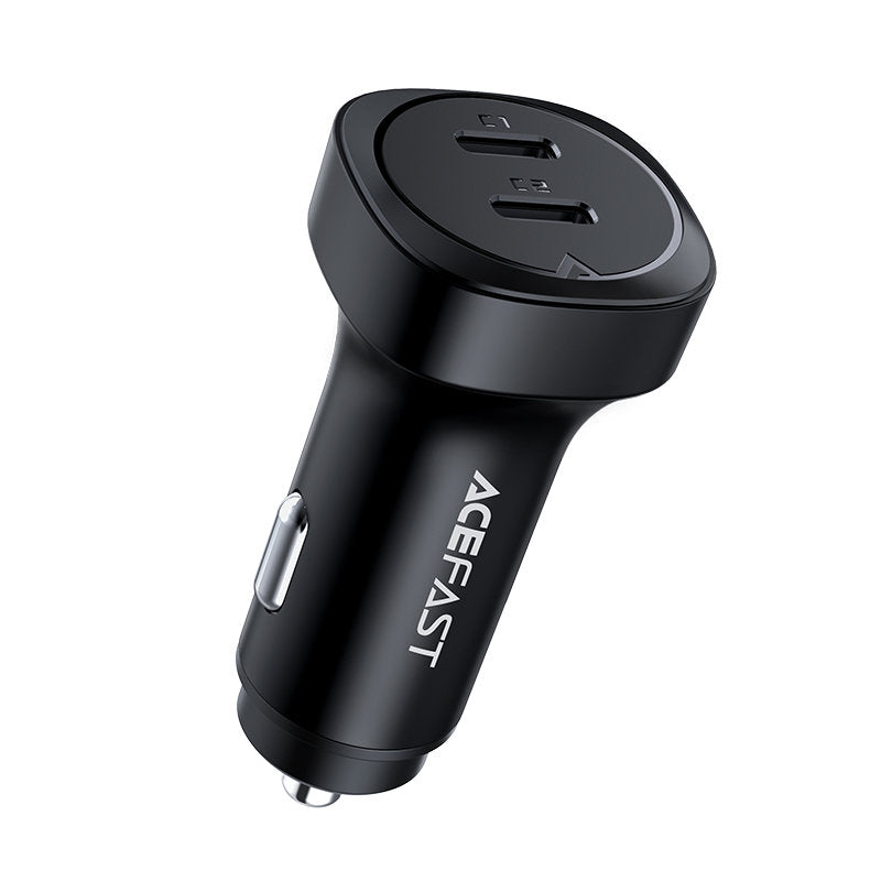 Ładowarka samochodowa Acefast B2, 72W, 3A, 2 x USB-C, Czarna