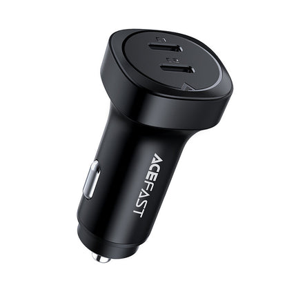 Ładowarka samochodowa Acefast B2, 72W, 3A, 2 x USB-C, Czarna