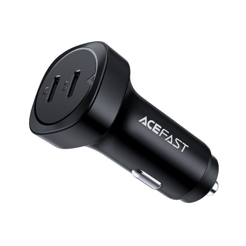 Ładowarka samochodowa Acefast B2, 72W, 3A, 2 x USB-C, Czarna