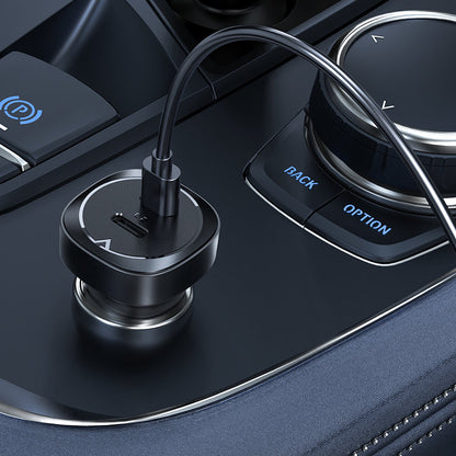 Ładowarka samochodowa Acefast B2, 72W, 3A, 2 x USB-C, Czarna