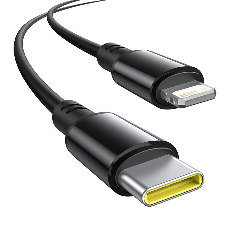 Ładowarka samochodowa z kablem USB-C / Lightning Baseus Circular, 60W, 3A, 1 x USB-A - 1 x USB-C, Czarna C00035902121-00