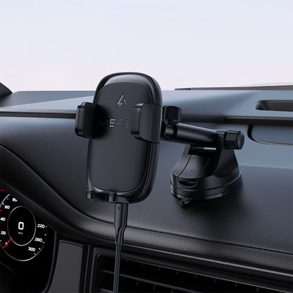 Ładowarka samochodowa bezprzewodowa Acefast D49, 15W, 1.67A, Czarna