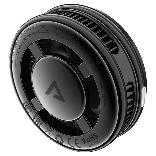 Ładowarka sieciowa bezprzewodowa Acefast E47 2w1, 25W, czarna