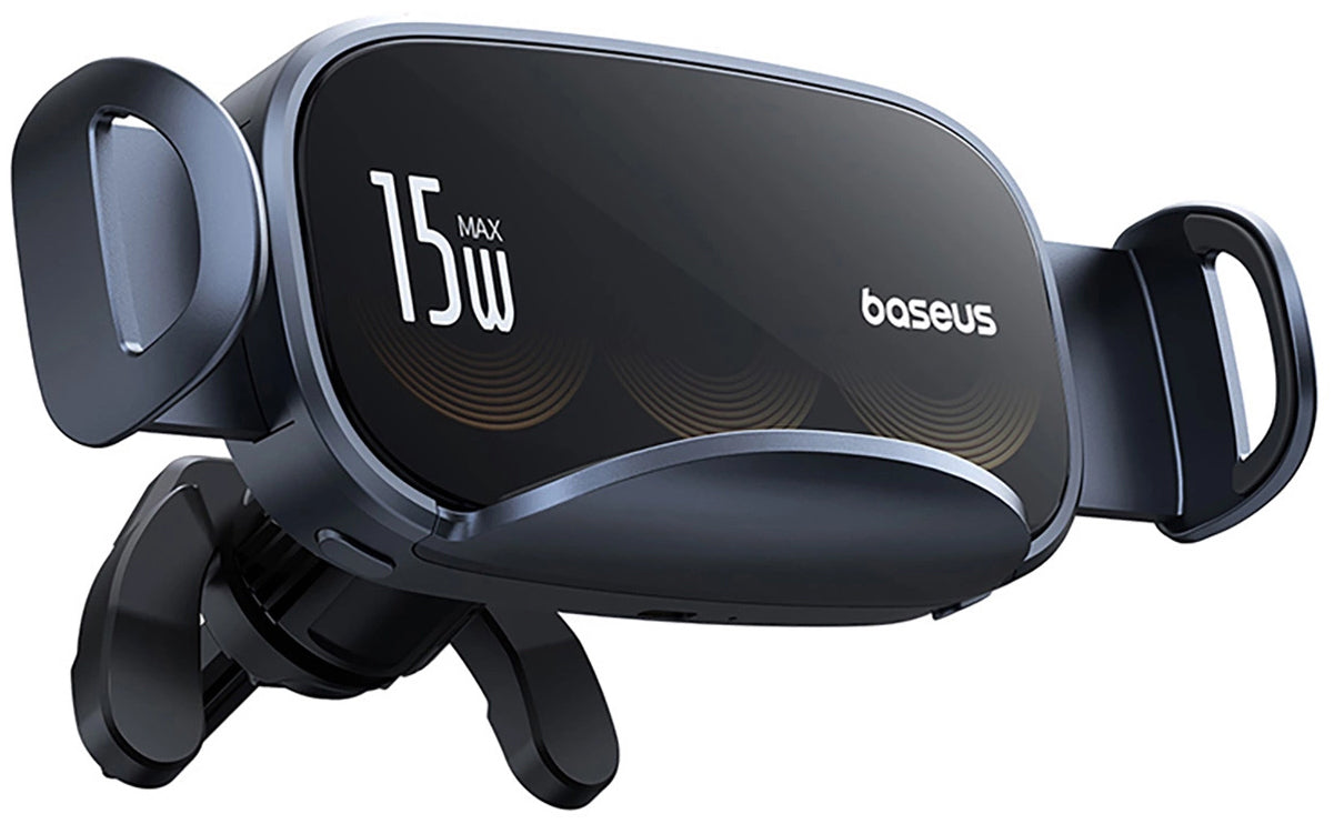 Ładowarka samochodowa bezprzewodowa Baseus LightChaser, 15W, 1.67A, Czarna, Powystawowa C40355901111-00