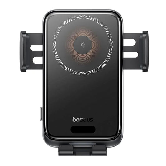 Ładowarka samochodowa bezprzewodowa Baseus Wisdom Pro Vent, 15W, 1.67A, Czarna C40381501123-00