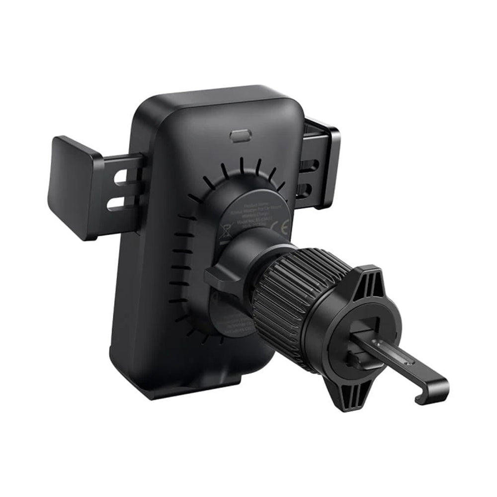 Ładowarka samochodowa bezprzewodowa Baseus Wisdom Pro Vent, 15W, 1.67A, Czarna C40381501123-00