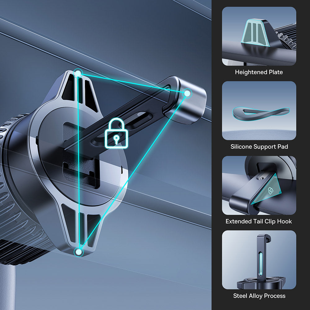 Ładowarka samochodowa bezprzewodowa Baseus PrimeTrip VC1 Pro, 15W, 1.67A, Czarna C40141000111-00