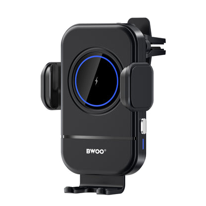 Ładowarka samochodowa bezprzewodowa BWOO ZJ137, 15W, 1.67A, Czarny