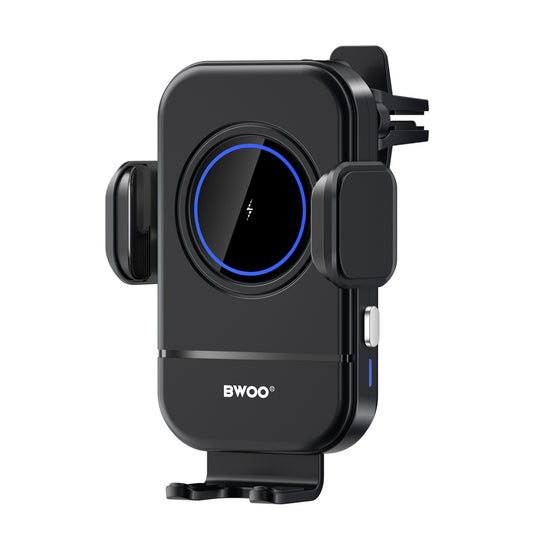 Ładowarka samochodowa bezprzewodowa BWOO ZJ137, 15W, 1.67A, Czarny