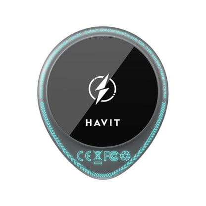 Ładowarka samochodowa bezprzewodowa HAVIT W3036, 15W, 1.67A, Czarna