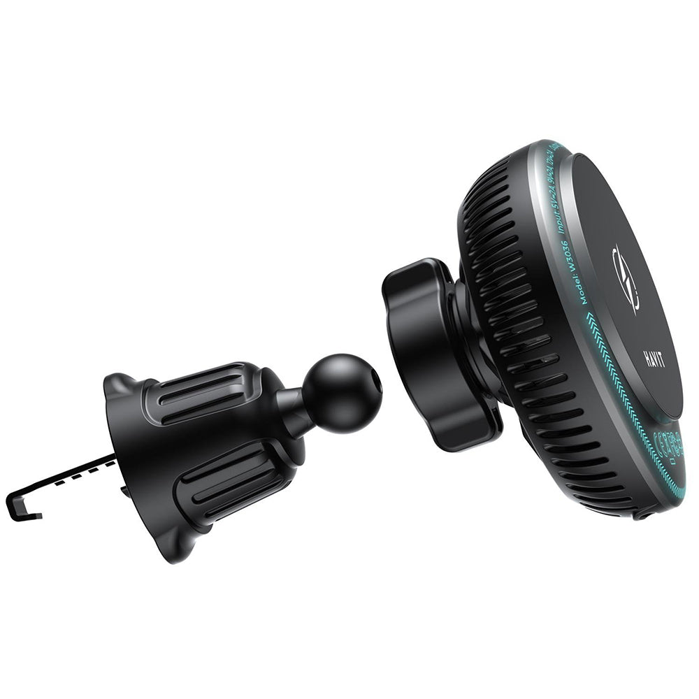 Ładowarka samochodowa bezprzewodowa HAVIT W3036, 15W, 1.67A, Czarna