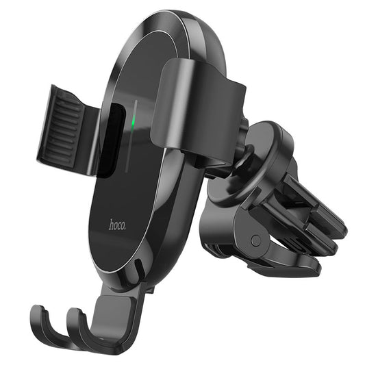 Ładowarka samochodowa bezprzewodowa HOCO CA105, 15W, 1.67A, Czarna