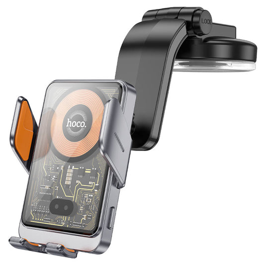 Ładowarka samochodowa bezprzewodowa HOCO HW8, 15W, 1.67A, Czarna