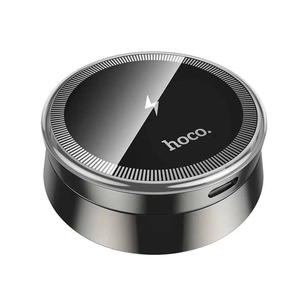 Ładowarka samochodowa bezprzewodowa HOCO HW33, 15W, 1.67A, Szara