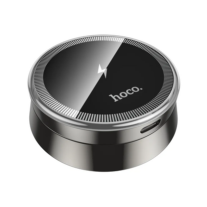 Ładowarka samochodowa bezprzewodowa HOCO HW33, 15W, 1.67A, Szara