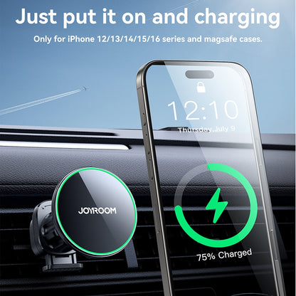 Ładowarka samochodowa bezprzewodowa Joyroom JR-ZS412, 15W, 1.67A, Czarna