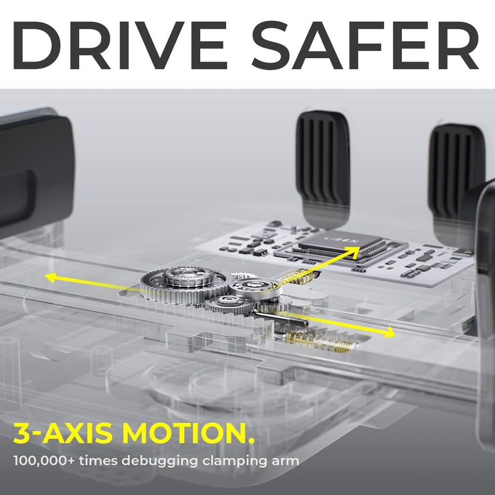 Ładowarka samochodowa bezprzewodowa Lisen W605, 15W, 1.67A, Czarna YL0225030014