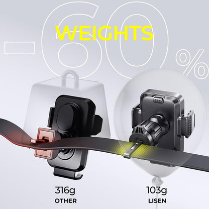 Ładowarka samochodowa bezprzewodowa Lisen W605, 15W, 1.67A, Czarna YL0225030014