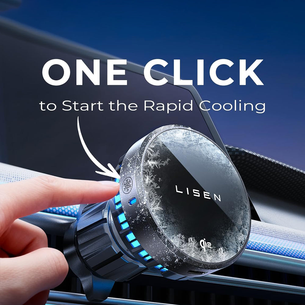 Ładowarka samochodowa bezprzewodowa Lisen W701, 15W, 1.67A, Czarny YL0224060042