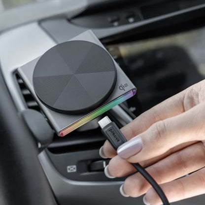 Ładowarka samochodowa bezprzewodowa Proove Neostorm, 15W, 1.67A, Szara WHNS15002003