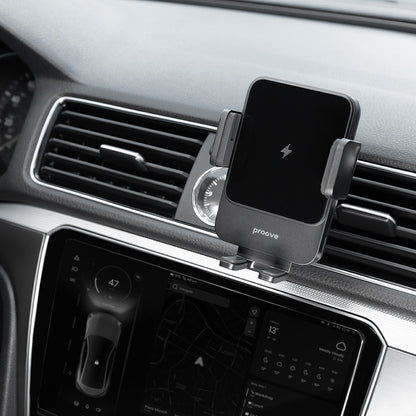 Ładowarka samochodowa bezprzewodowa Proove Sonic, 15W, 1.67A, Szara WHSN15002001