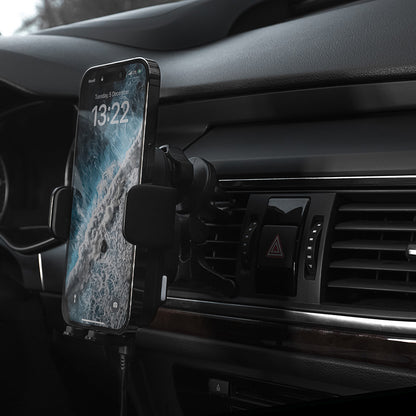 Ładowarka samochodowa bezprzewodowa Proove Triple Clamp, 15W, 1.67A, Czarna WHTC15010001