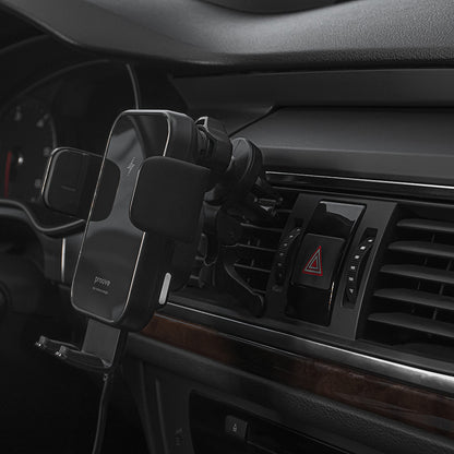 Ładowarka samochodowa bezprzewodowa Proove Triple Clamp, 15W, 1.67A, Czarna WHTC15010001