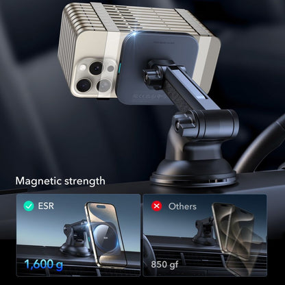 ESR Halolock Dash Wireless Car Charger, 15W, 1.67A, Black