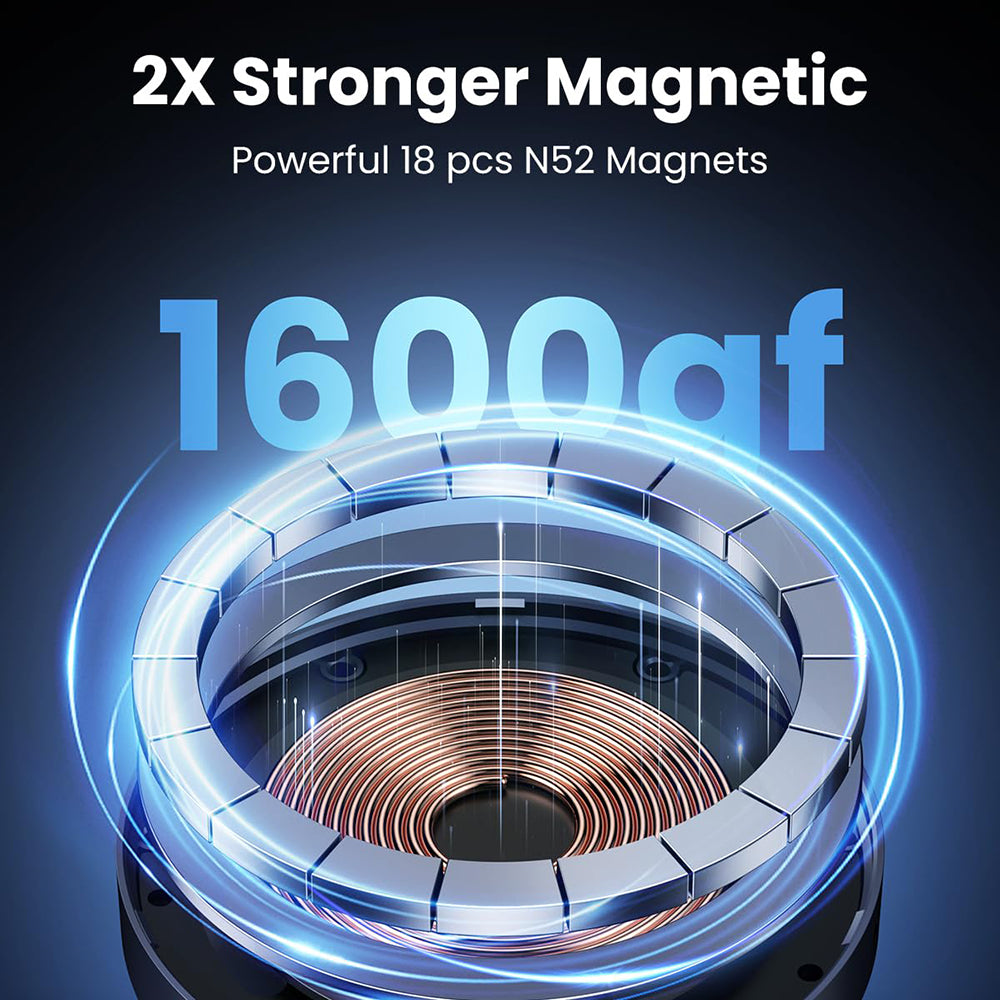 Ładowarka samochodowa bezprzewodowa UGREEN W708, 15W, 1.67A, Czarna