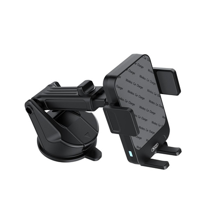 Ładowarka samochodowa bezprzewodowa XO Design WX043, 15W, 1.67A, Czarna
