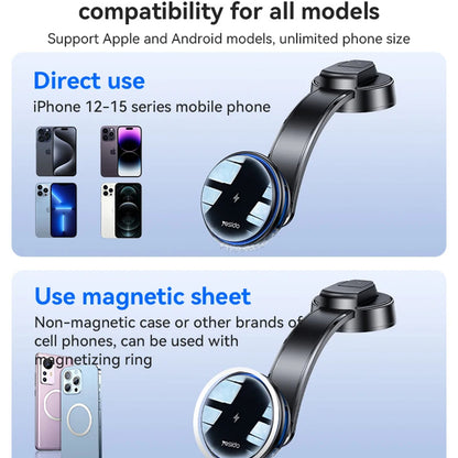 Ładowarka samochodowa bezprzewodowa Yesido C311, 15W, 1.67A, Czarna