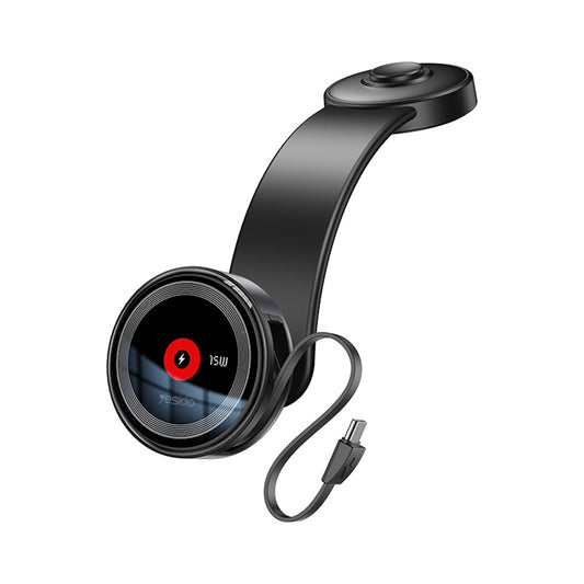 Ładowarka samochodowa bezprzewodowa Yesido C314, 15W, 1.67A, Czarna