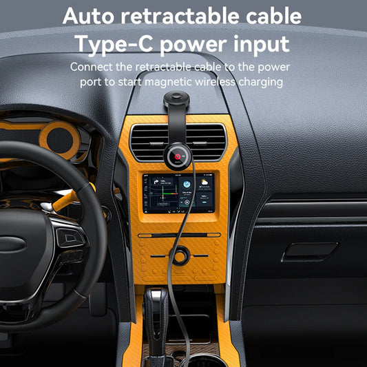 Ładowarka samochodowa bezprzewodowa Yesido C314, 15W, 1.67A, Czarna