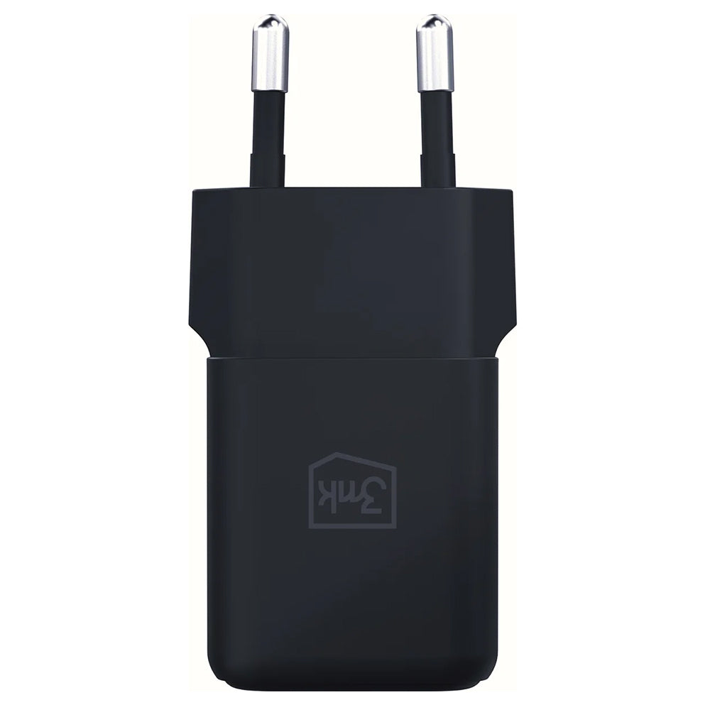 Ładowarka sieciowa 3MK Hyper, 20W, 3A, 1 x USB-A - 1 x USB-C, Czarny