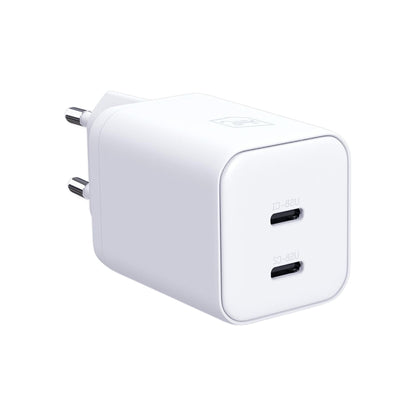3MK Hyper Network Charger, 45W, 2 x USB-C, White