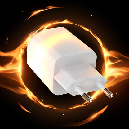 3MK Hyper Network Charger, 45W, 2 x USB-C, White