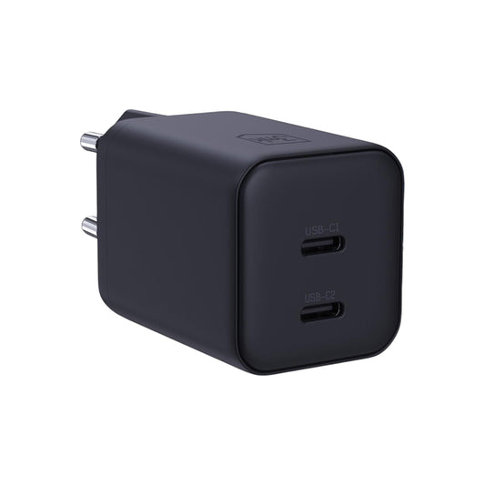 Ładowarka sieciowa 3MK Hyper, 45W, 2 x USB-C, Czarny