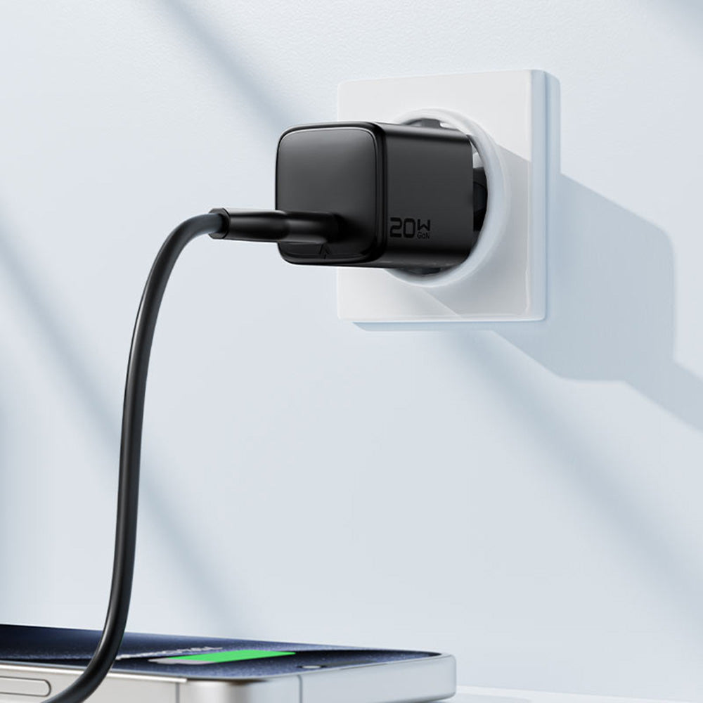 Ładowarka sieciowa Acefast A117, 20W, 3A, 1 x USB-C, Czarny