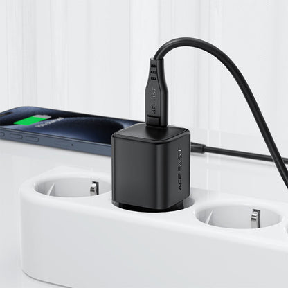 Ładowarka sieciowa Acefast A117, 20W, 3A, 1 x USB-C, Czarny